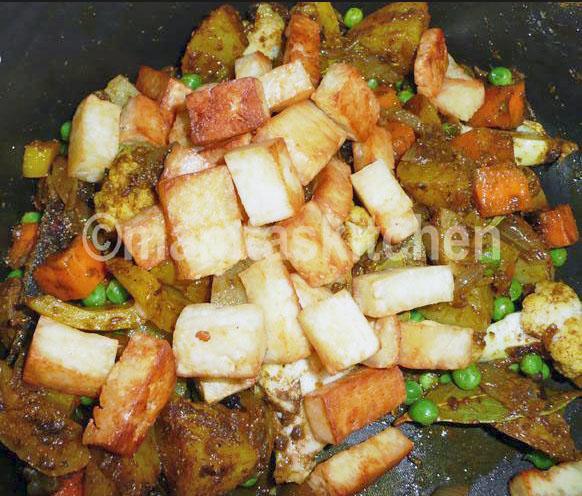 Vegetable Biryani Pulao/Pilaf Rice 1, With Paneer Cheese (Easy One Pot)