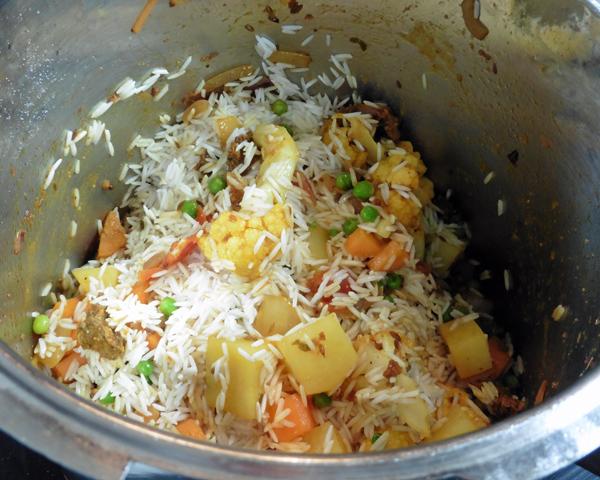 Mixed Vegetable Pulao/Pilaf Rice
