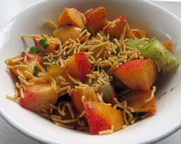 Fruit Chaat, a Spicy Indian Fruit Salad