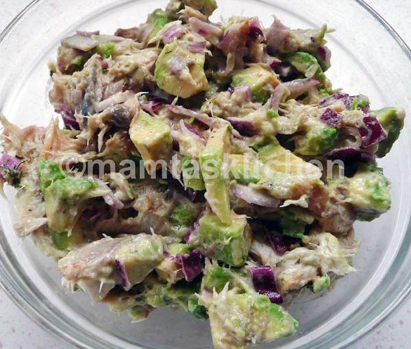 Smoked Mackerel Salad 2, With Avocado