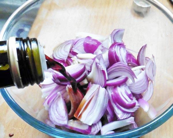 Onion Salad in Vinegar (Pickled Onions) - Indian Home Style