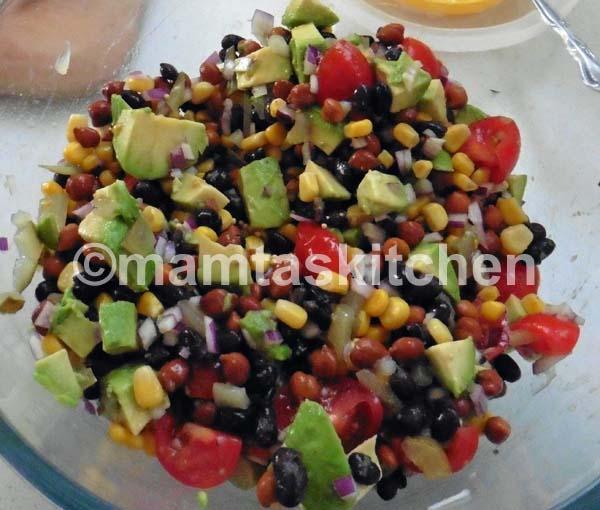 Mixed Bean Salad With Avocado