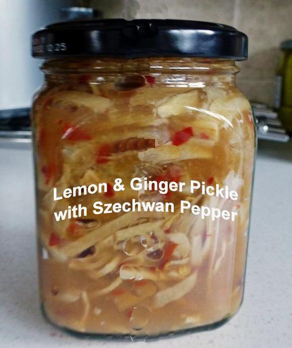 Lemon Pickle  - 10, With Ginger & Szechuan Peppers