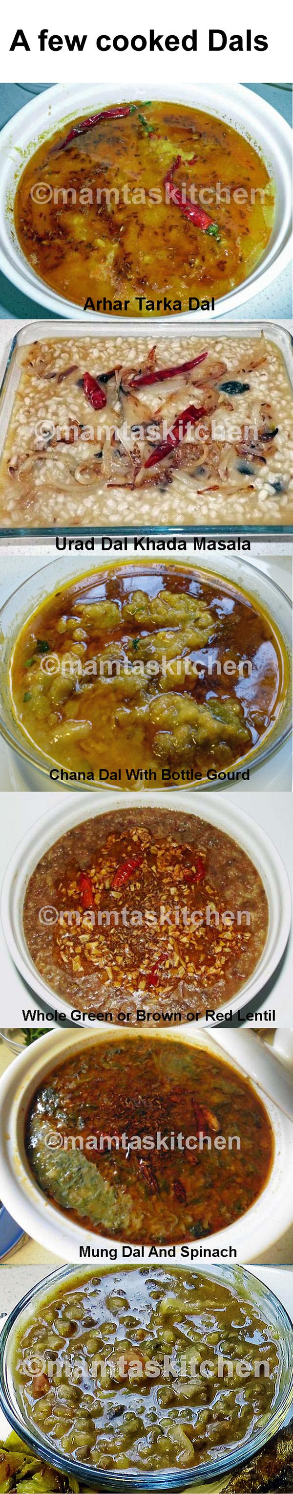 How To Recognize & Cook A Few Common Indian Dals (Lentil)-A Collection of Dal Recipes 