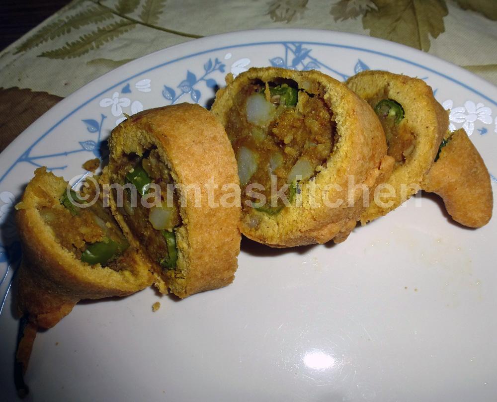 Mirchi Vada Stuffed Green Chillies Jodhpur Style - 1
