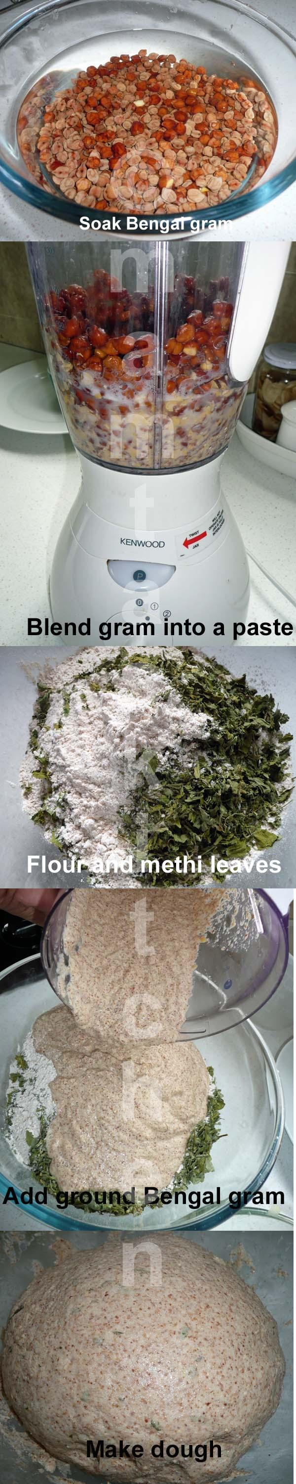 Missi Roti 1, (Wheat And Bengal Gram Flour Mix)