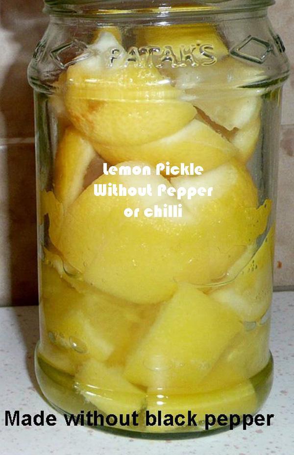 Lemon Pickle - 5, Traditional North Indian With Carom Seeds