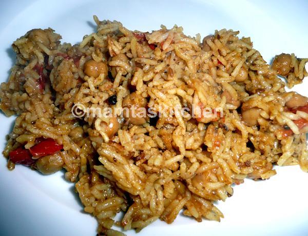 Chickpea Biryani Rice (Pilaf)