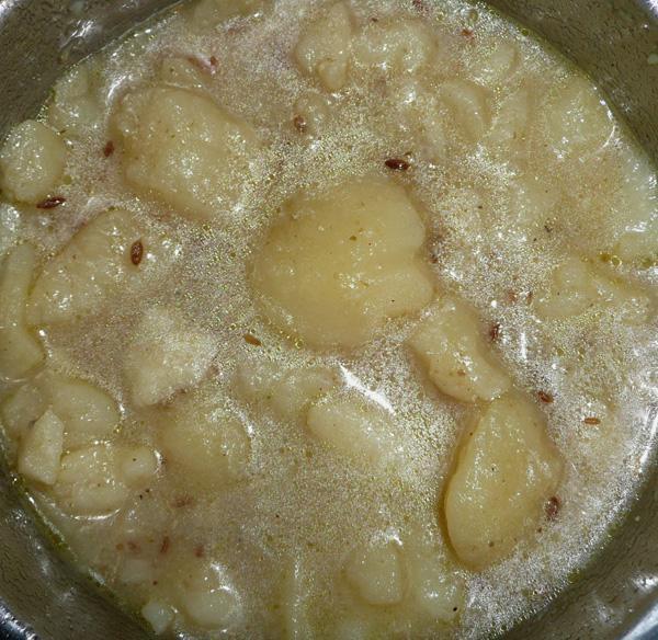 Potato Curry 9, for Hindu Fast (Without Sea Salt)