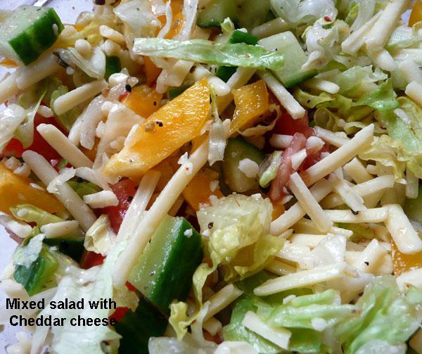 Mixed Salad 6, with Cheese