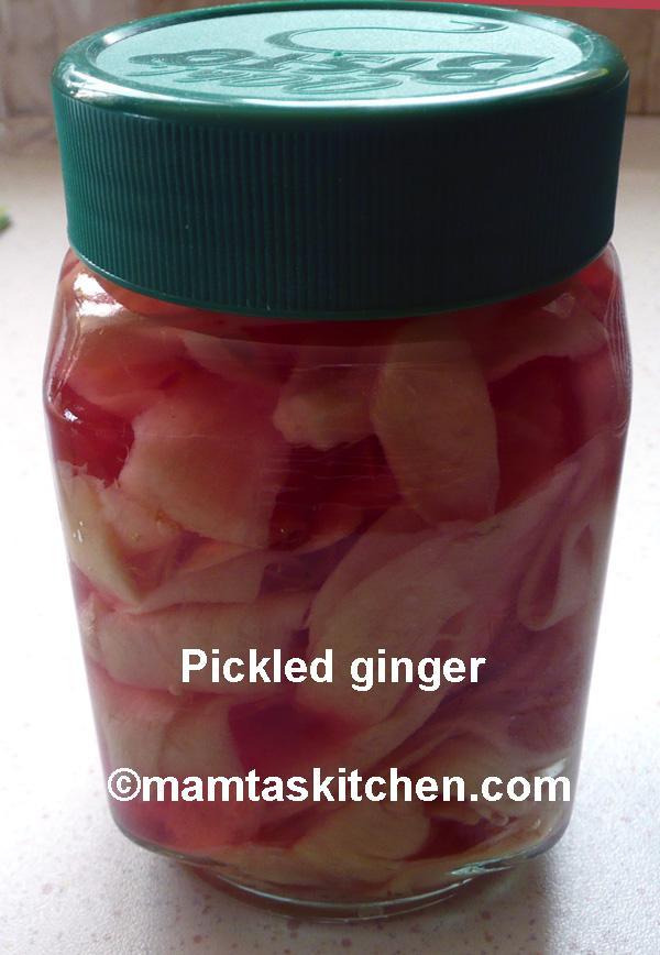 Pickled Sweet Ginger