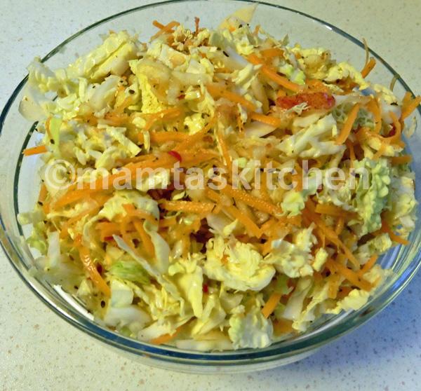 Coleslaw - 2, Indian Cabbage, Apple & Carrot Salad