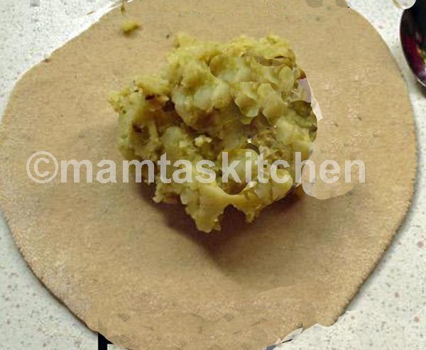 Gluten Free Paratha With Potato Stuffing (Millet Flour Dough)