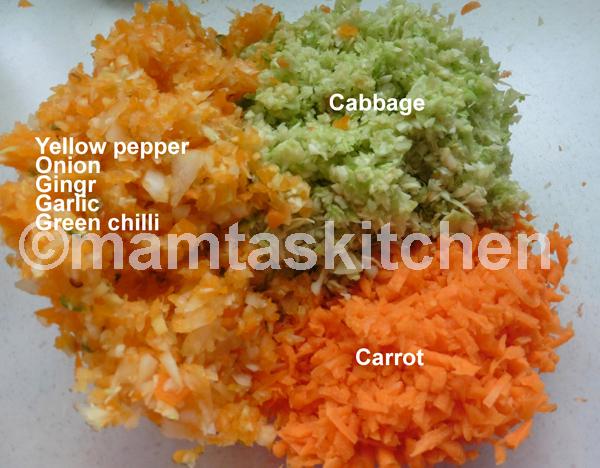 Cabbage and Carrot Kebabs